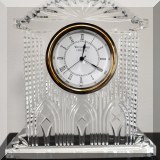 G01. Waterford Crystal clock 